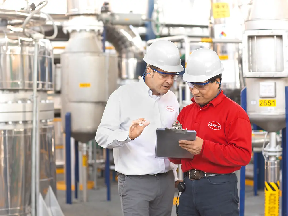 People working in a factory