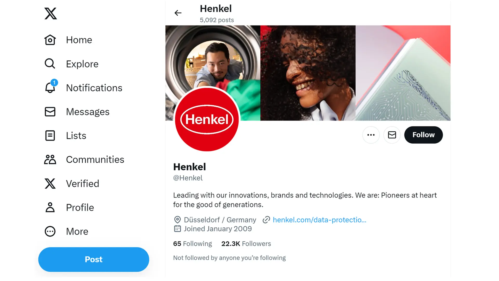 
Henkel on Twitter