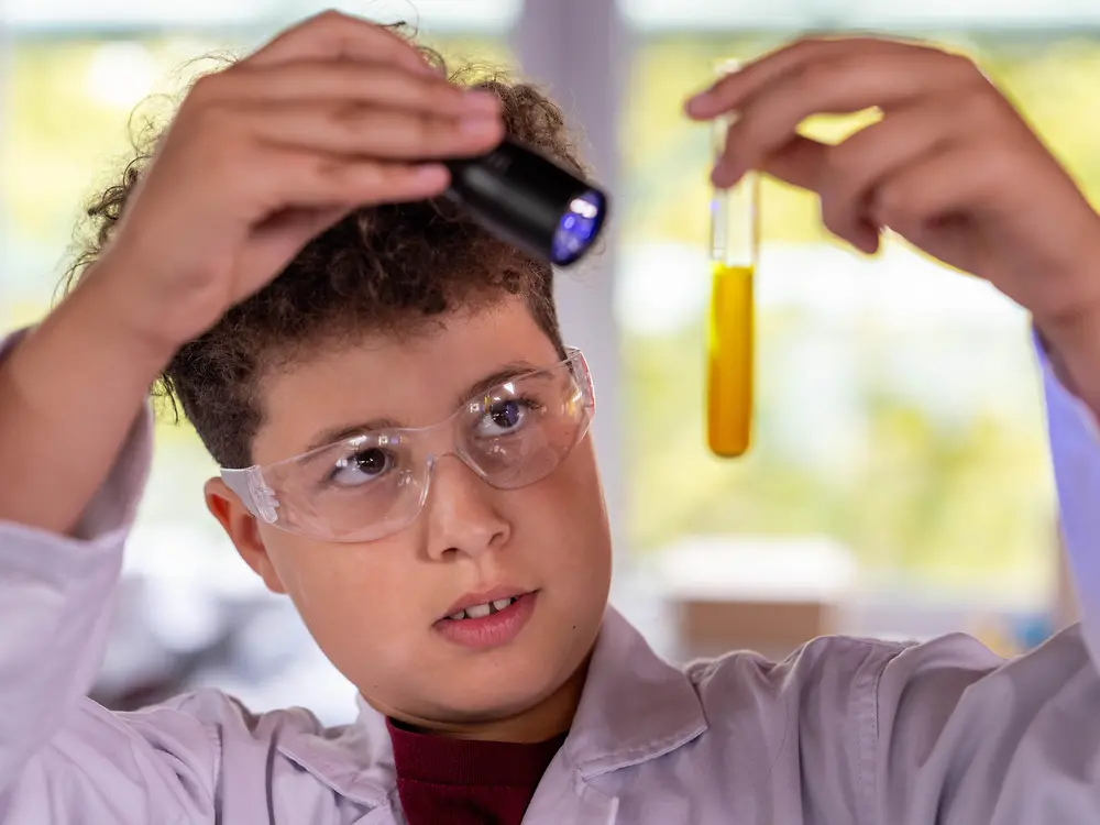 
In the “Forscherwelt” children get a peek into the secrets of natural science.