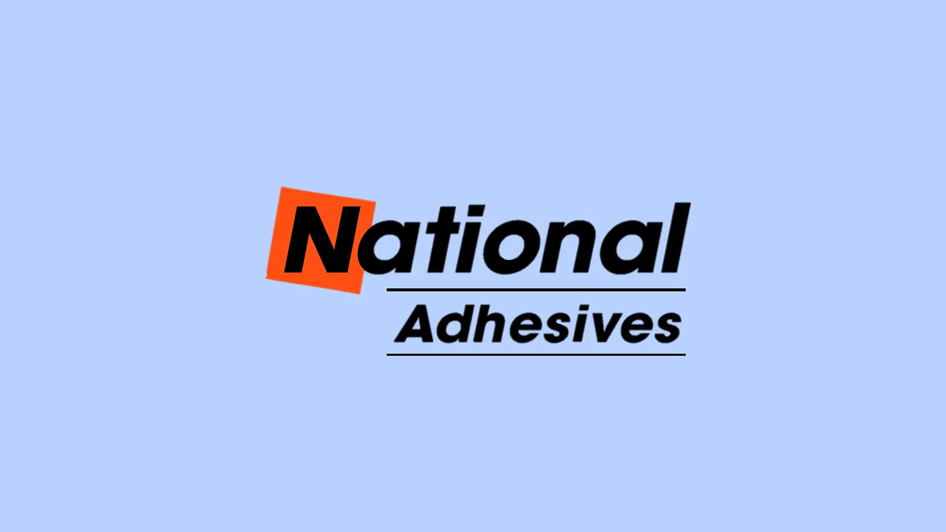 The National Starch logo on a blue background.