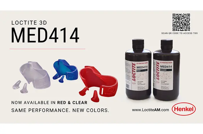 
Loctite presents new medical colors and certified industrial resin at Formnext 2025.