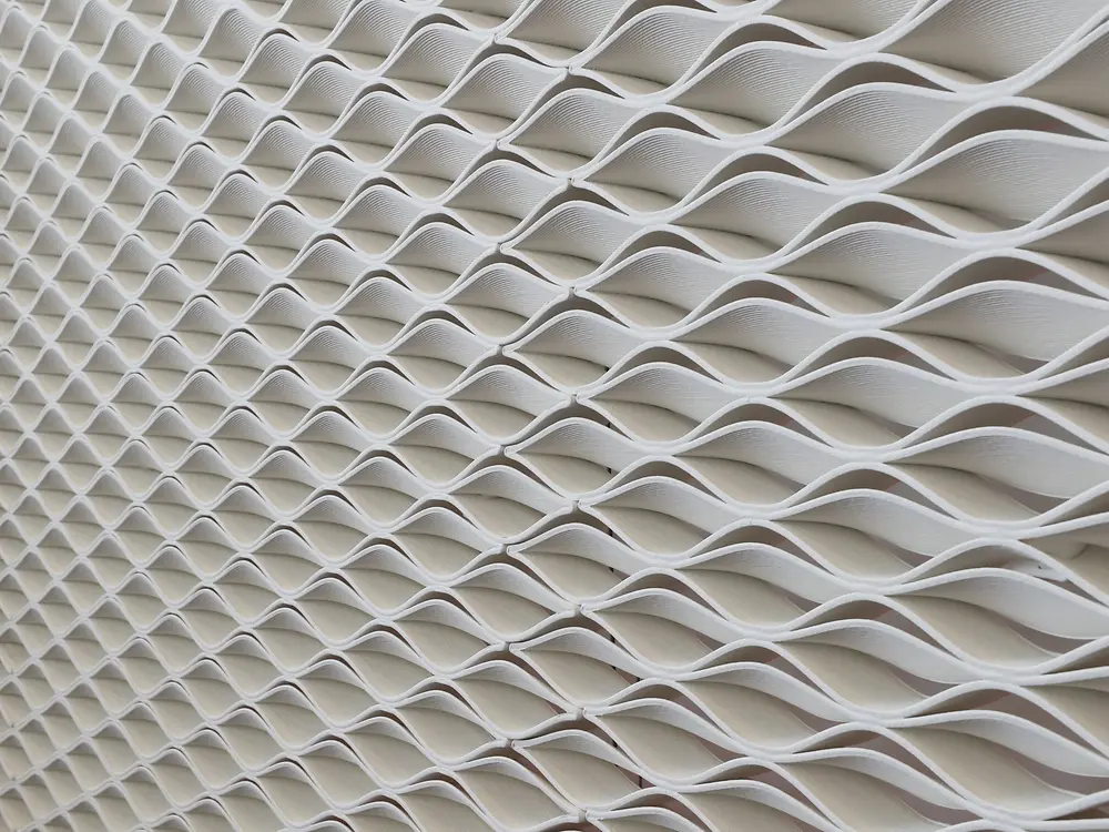 
The 3D Printed wall in the Henkel Innovation and Interaction Centre, made from Loctite products and designed by Jennings Design Studio, Dublin and Aectual, Netherlands.
