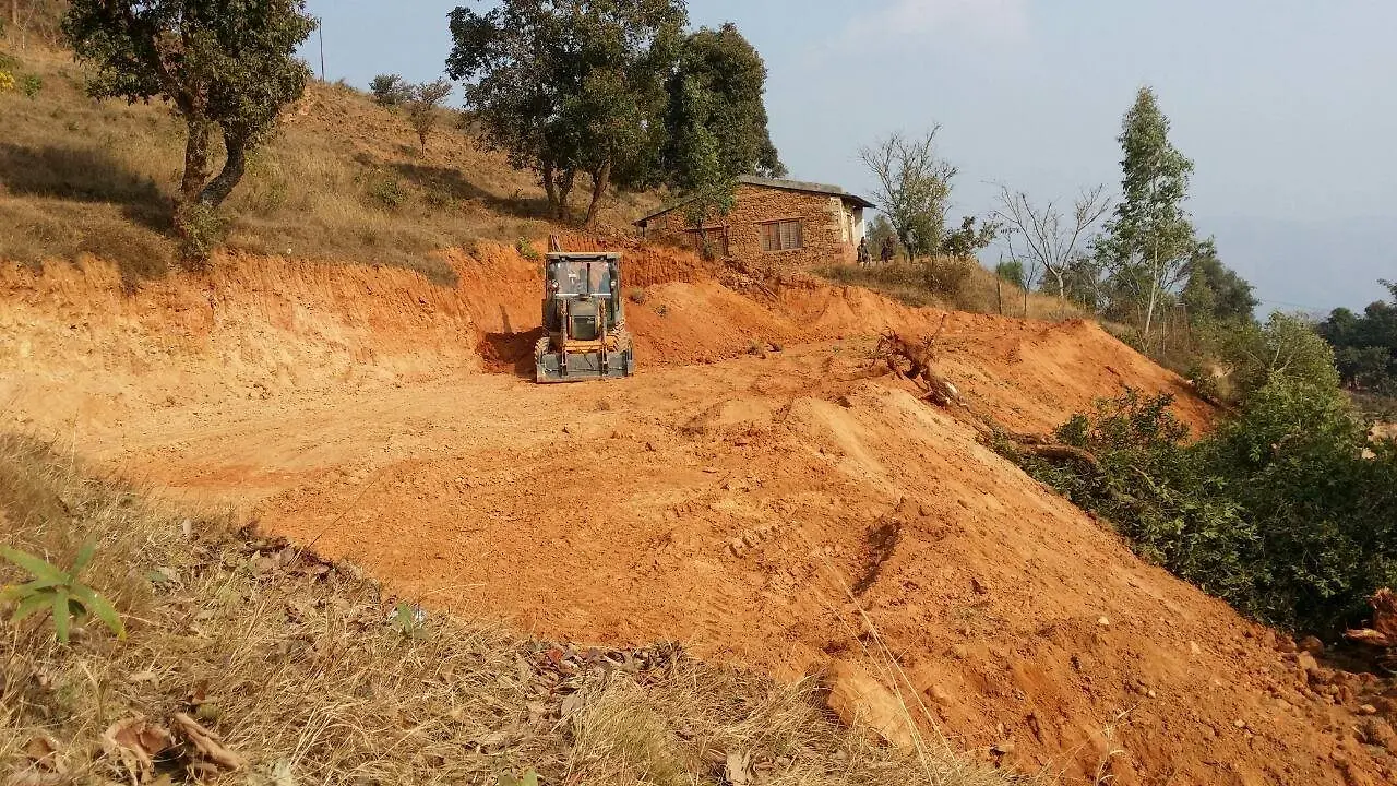 In the Nepalese village of Namjung, the mother and child medical center is being built.